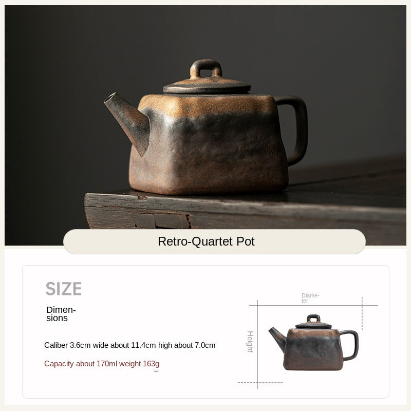 square Vintage teapot